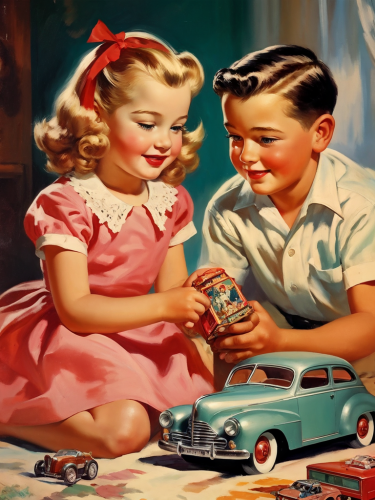 1940s-children-playing-freewebnuaiart