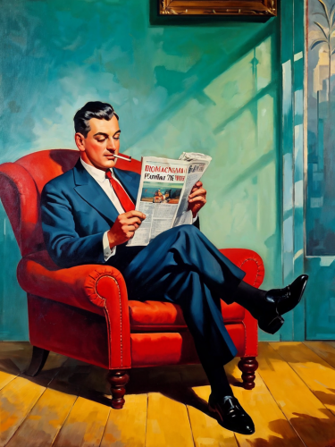 1940s-man-reading-newspaper-freewebnuaiart
