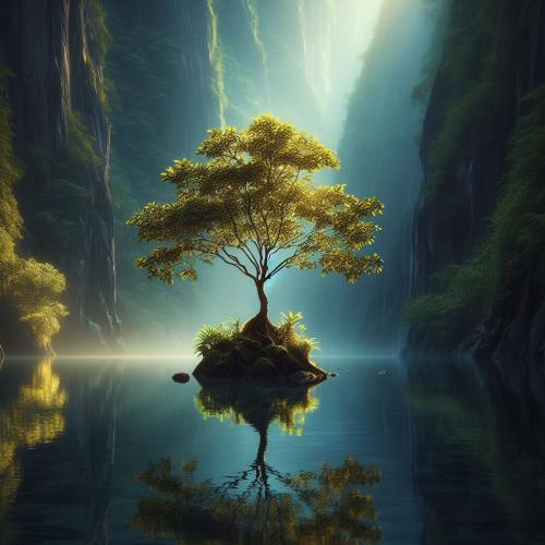 tree-in-pond-freewebnuaiart