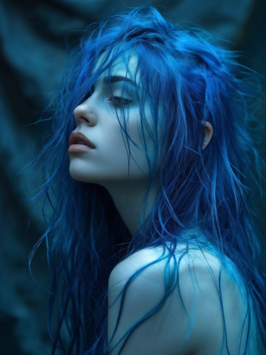 blue-hair-portrait-freewebnuaiart