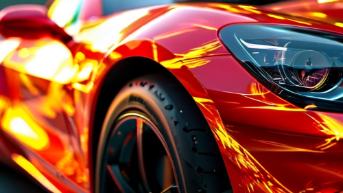 fire-sports-car-freewebnuaiart