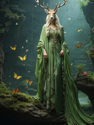 lady-of-the-forest-freewebnuaiart