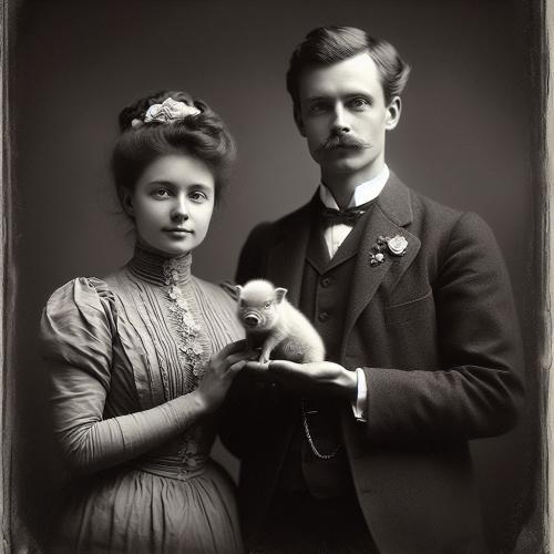 miniature-pig-and-his-owners-freewebnuaiart