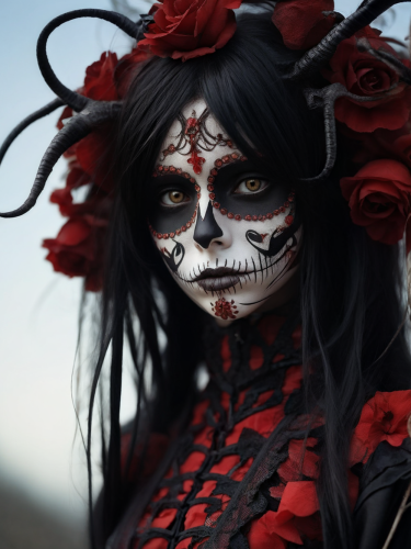 portrait-black-and-red-freewebnuaiart