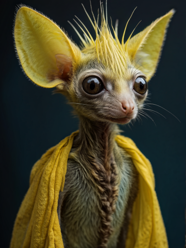 yellow-creature-freewebuaiart