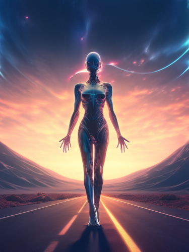 alien-on-road-freewebnuaiart