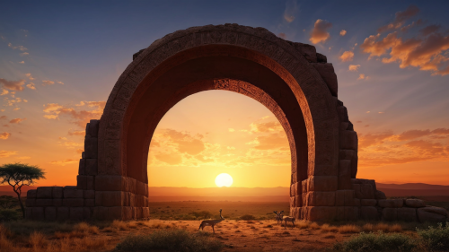 arc-in-sunset-freewebnuaiart