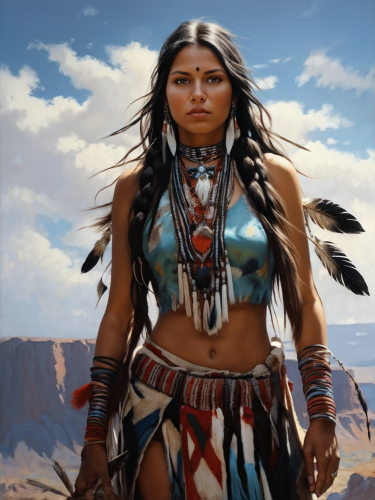 native-american-girl-freewebnuaiart