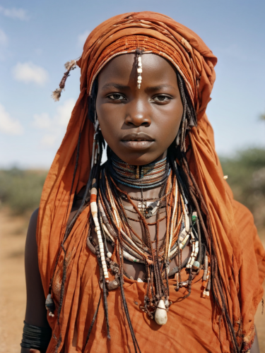 orange-african-tribal-teenage-girl