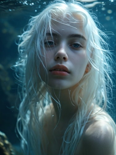 white-hair-portrait-freewebnuaiart