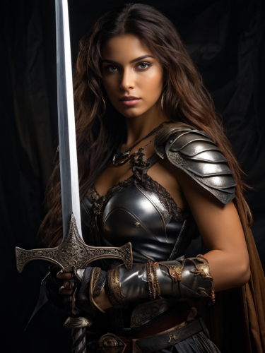 amazon-woman-with-sword-freewebnuaiart