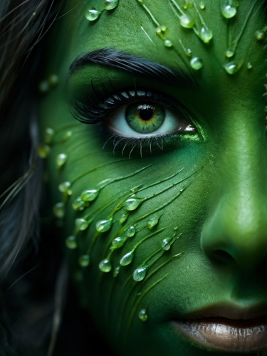green-face-freewebnuaiart