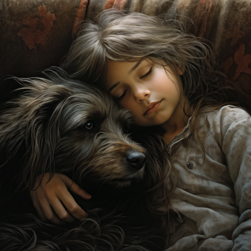girl-and-dog-freewebnuaiart