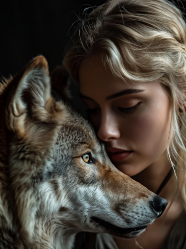 girl-and-wolf-freewebnuaiart