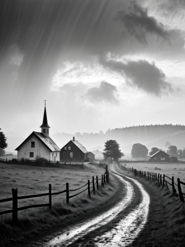 monochrome-village-freewebnuaiart