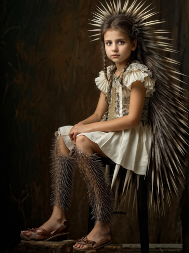porcupine-girl-freewebnuaiart