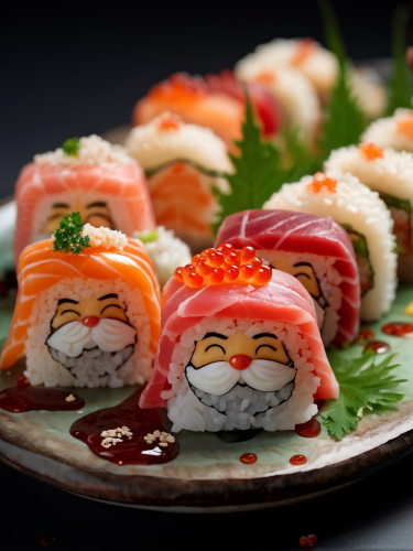 santa-sushi-02-freewebnuaiart
