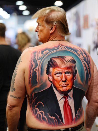tatooed-donald-trump-freewebnuaiart