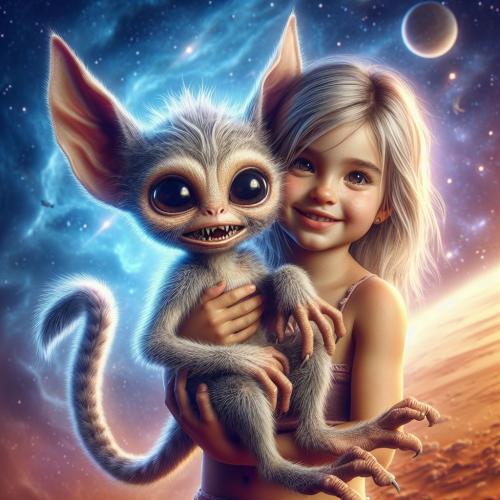 girl-and-alien-pet-freewebnu-digital-art-005