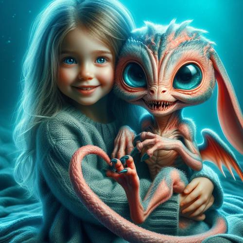 girl-and-alien-pet-freewebnu-digital-art-014