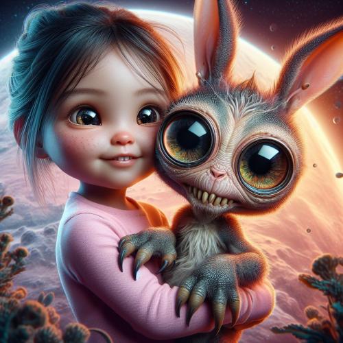 girl-and-alien-pet-freewebnu-digital-art-015