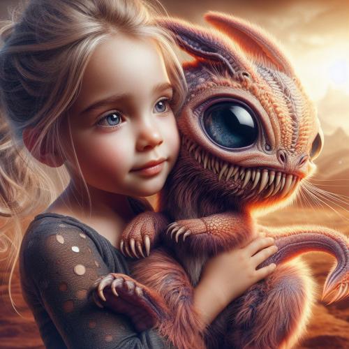 girl-and-alien-pet-freewebnu-digital-art-019
