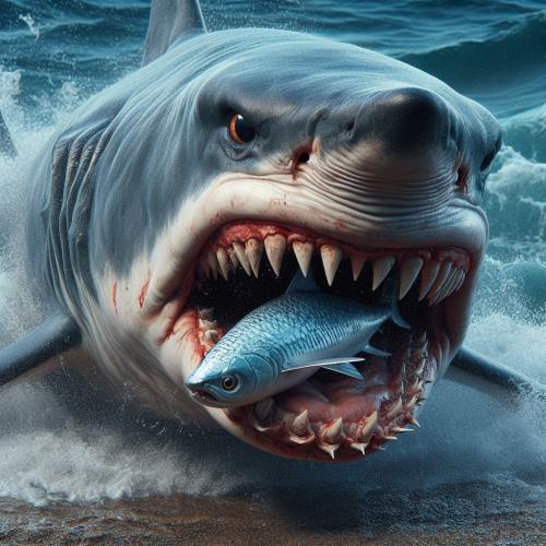 angry-animal-shark-freewebnu-digital-art