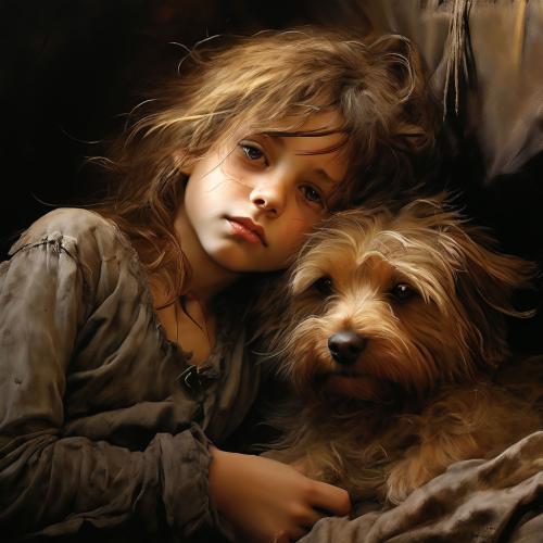 child-and-dog-freewebnu-digital-art-002