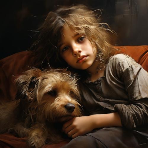 child-and-dog-freewebnu-digital-art-003
