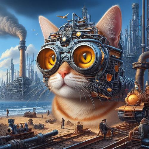 dieselpunk-cats-freewebnu-digital-art-011