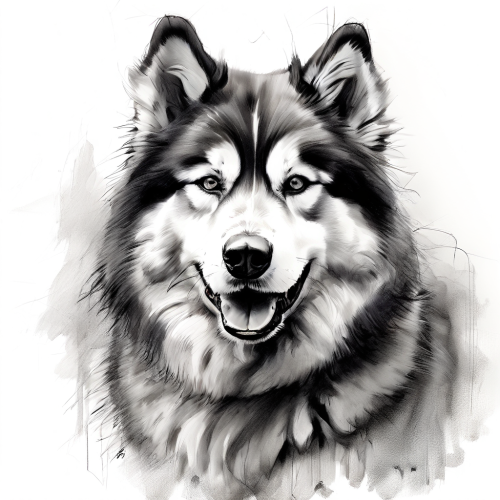 dog-breeds-alaskan-malamute-02-freewebnu-digital-art