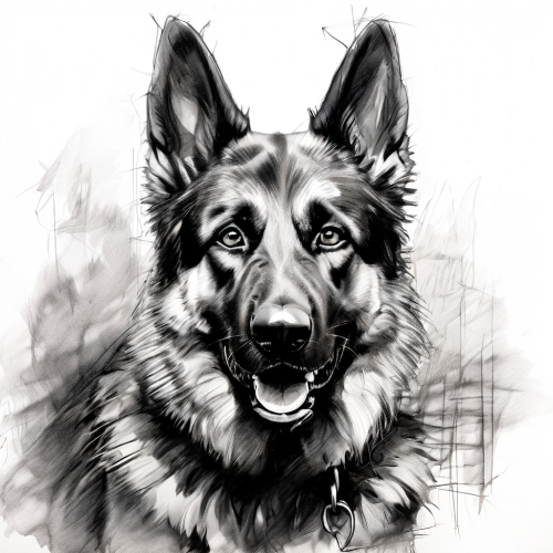 dog-breeds-german-shepherd-01-freewebnu-digital-art