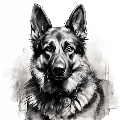 dog-breeds-german-shepherd-02-freewebnu-digital-art
