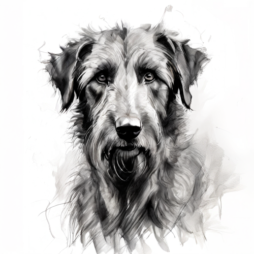 dog-breeds-irish-wolfhound-01-freewebnu-digital-art