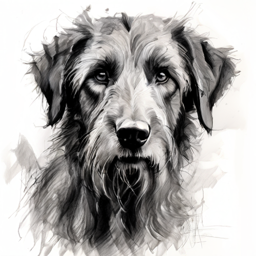 dog-breeds-irish-wolfhound-02-freewebnu-digital-art