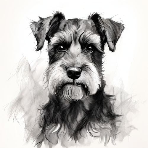 dog-breeds-schnauzer-01-freewebnu-digital-art