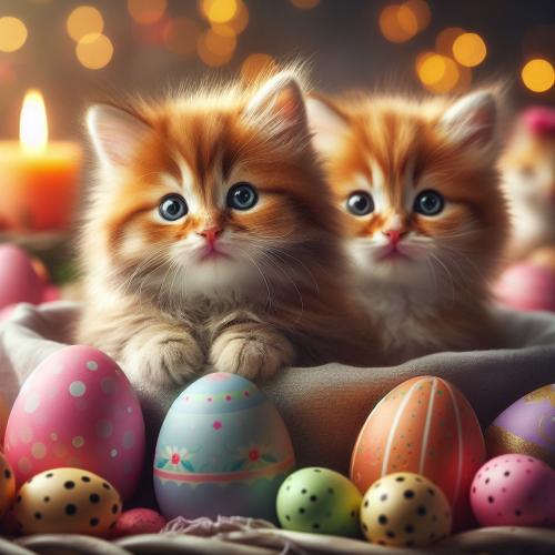 easteregg-and-kitten-2-freewebnu-digital-art-001