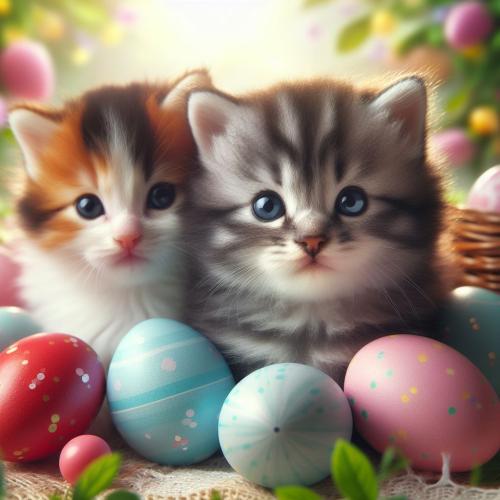 easteregg-and-kitten-2-freewebnu-digital-art-004