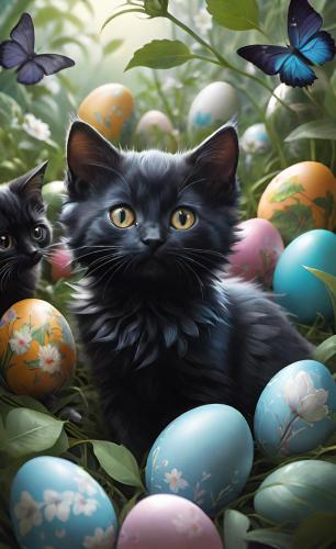 easteregg-and-kitten-freewebnu-digital-art-006