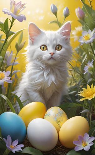 easteregg-and-kitten-freewebnu-digital-art-018