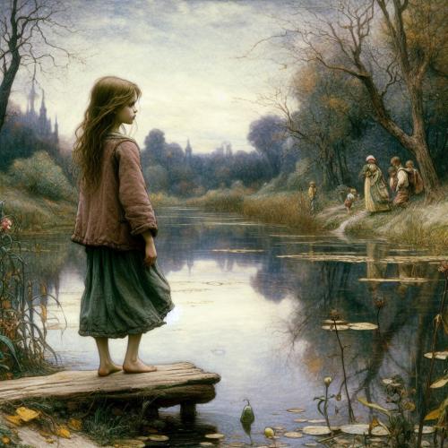 girl-at-pond-freewebnu-digital-art-008