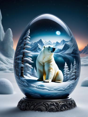 glass-egg-polar-bear-02-freewebnu-digital-art