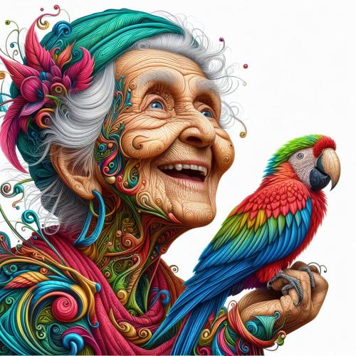 old-lady-and-pet-freewebnu-digital-art-015