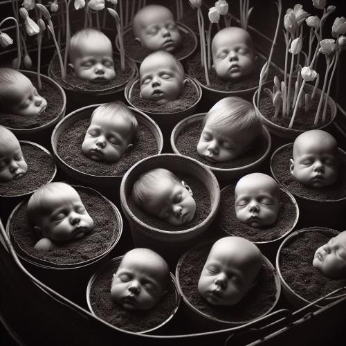 babies-in-flowerpots-freewebnu-digital-art-002