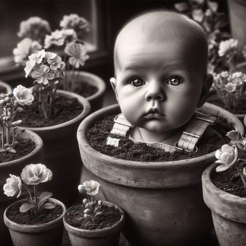 babies-in-flowerpots-freewebnu-digital-art-007