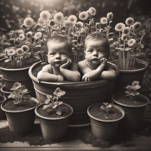 babies-in-flowerpots-freewebnu-digital-art-008