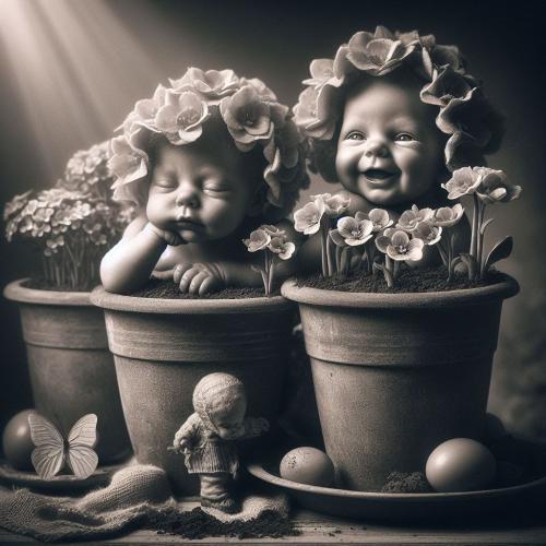 babies-in-flowerpots-freewebnu-digital-art-015