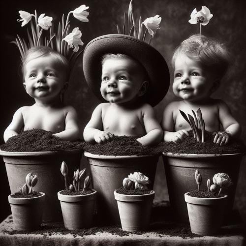 babies-in-flowerpots-freewebnu-digital-art-017