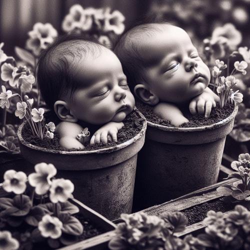 babies-in-flowerpots-freewebnu-digital-art-018