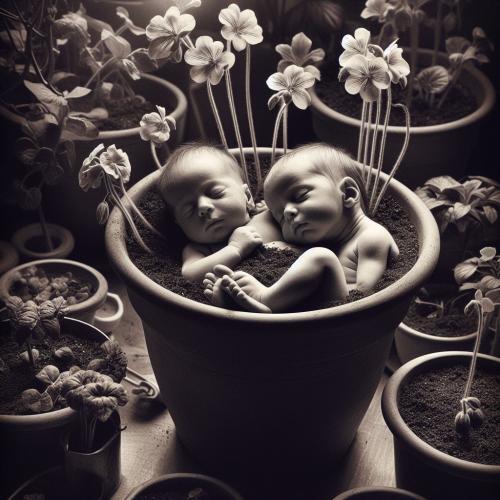 babies-in-flowerpots-freewebnu-digital-art-019